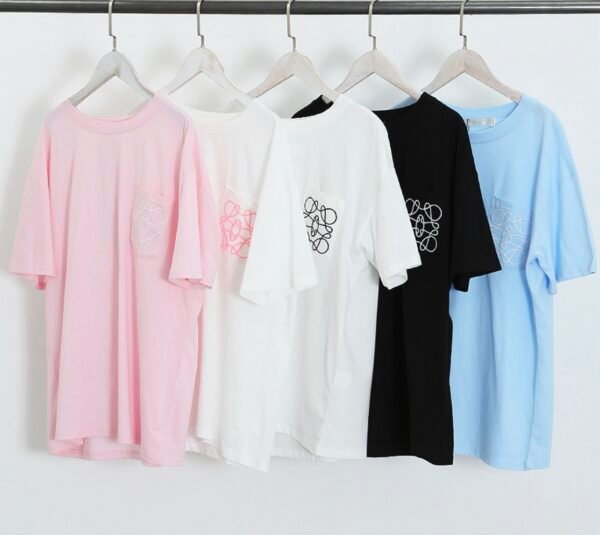 Embroidered pocket t shirt