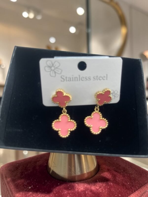 Double clover earring