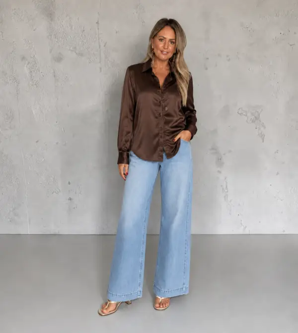 Ellie satin blouse