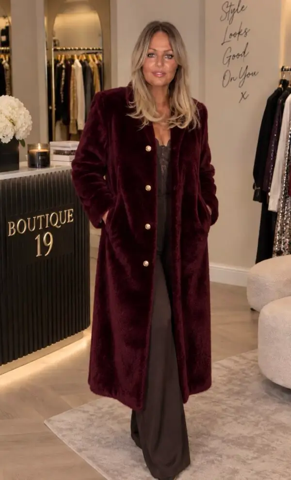 Faux fur coat 10-16